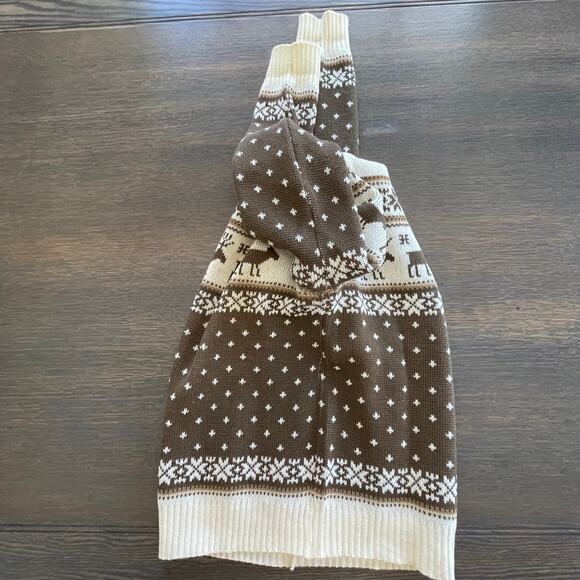 xs Vintage Demetre Pure Virgin Wool Sweater Reindeer Snowflakes Ski Sweater - Picture 7 of 16